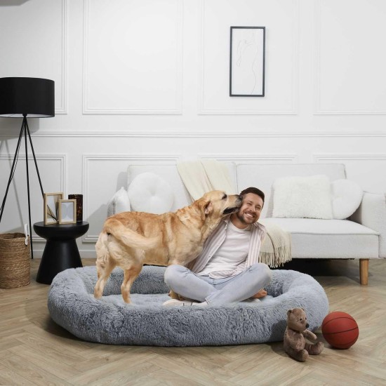 THE CONCEPT FACTORY, AN5254 Pet Calming Bed 43 x 48 x 50 cm, Optimal Comfort for Your Cat, Cute and Decorative Design, Play and Rest Room, Easy Maintenance THE CONCEPT FACTORY, AN5254 Pet Calming Bed 43 x 48 x 50 cm, Optimal Comfort for Your Cat, Cute and Decorative Design, Play and Rest Room, Easy Maintenance
