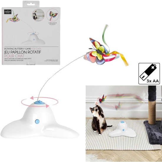 THE CONCEPT FACTORY, AN5254 Pet Calming Bed 43 x 48 x 50 cm, Optimal Comfort for Your Cat, Cute and Decorative Design, Play and Rest Room, Easy Maintenance THE CONCEPT FACTORY, AN5254 Pet Calming Bed 43 x 48 x 50 cm, Optimal Comfort for Your Cat, Cute and Decorative Design, Play and Rest Room, Easy Maintenance