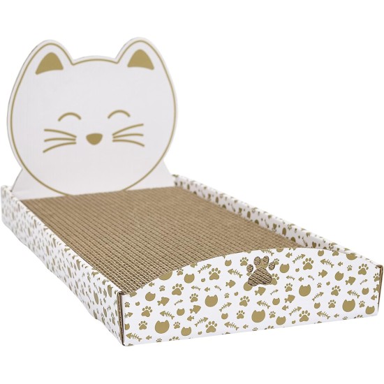 THE CONCEPT FACTORY, AN6074 Cat Bed Scratching Post - Attractive Design - Optimal Comfort - Multifunctional - Easy Care - Durable - Brown - Size 44cm THE CONCEPT FACTORY, AN6074 Cat Bed Scratching Post - Attractive Design - Optimal Comfort - Multifunctional - Easy Care - Durable - Brown - Size 44cm
