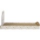 THE CONCEPT FACTORY, AN6074 Cat Bed Scratching Post - Attractive Design - Optimal Comfort - Multifunctional - Easy Care - Durable - Brown - Size 44cm
