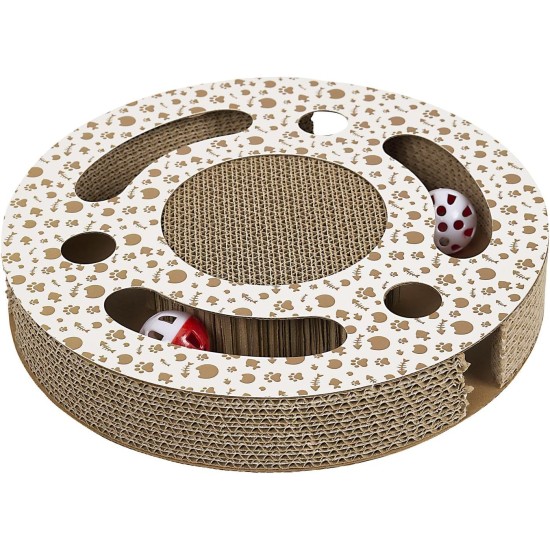 THE CONCEPT FACTORY, AN6074 Cat Bed Scratching Post - Attractive Design - Optimal Comfort - Multifunctional - Easy Care - Durable - Brown - Size 44cm THE CONCEPT FACTORY, AN6074 Cat Bed Scratching Post - Attractive Design - Optimal Comfort - Multifunctional - Easy Care - Durable - Brown - Size 44cm