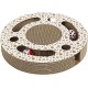 THE CONCEPT FACTORY, AN6074 Cat Bed Scratching Post - Attractive Design - Optimal Comfort - Multifunctional - Easy Care - Durable - Brown - Size 44cm