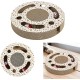 THE CONCEPT FACTORY, AN6074 Cat Bed Scratching Post - Attractive Design - Optimal Comfort - Multifunctional - Easy Care - Durable - Brown - Size 44cm