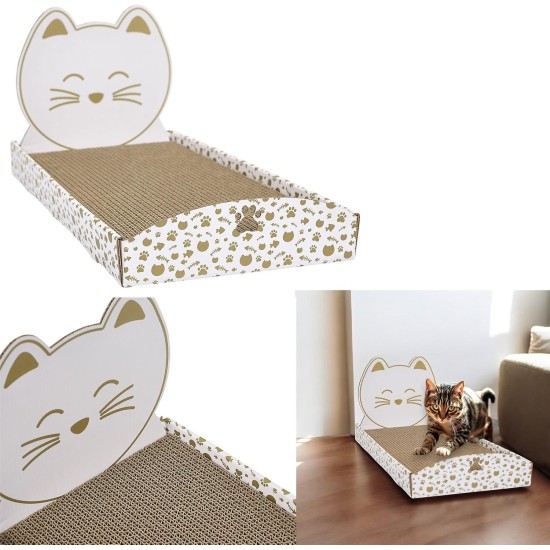 THE CONCEPT FACTORY, AN6074 Cat Bed Scratching Post - Attractive Design - Optimal Comfort - Multifunctional - Easy Care - Durable - Brown - Size 44cm THE CONCEPT FACTORY, AN6074 Cat Bed Scratching Post - Attractive Design - Optimal Comfort - Multifunctional - Easy Care - Durable - Brown - Size 44cm