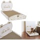 THE CONCEPT FACTORY, AN6074 Cat Bed Scratching Post - Attractive Design - Optimal Comfort - Multifunctional - Easy Care - Durable - Brown - Size 44cm