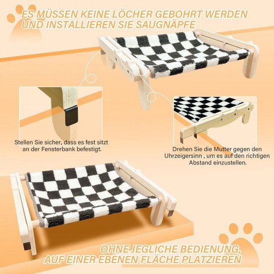 TOTHDATE Cat Bed for Windowsill, Hammock Cat Window Sill Cat for Hanging Cat Bed, Heating for Window Bed Sides, Floor Heater Drawers, White TOTHDATE Cat Bed for Windowsill, Hammock Cat Window Sill Cat for Hanging Cat Bed, Heating for Window Bed Sides, Floor Heater Drawers, White