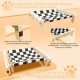 TOTHDATE Cat Bed for Windowsill, Hammock Cat Window Sill Cat for Hanging Cat Bed, Heating for Window Bed Sides, Floor Heater Drawers, White