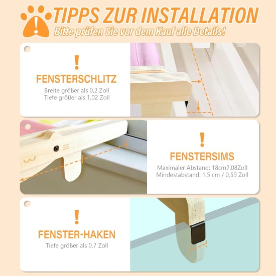 TOTHDATE Cat Bed for Windowsill, Hammock Cat Window Sill Cat for Hanging Cat Bed Heating for Window Bed Sides Floor Heater Drawers Pink TOTHDATE Cat Bed for Windowsill, Hammock Cat Window Sill Cat for Hanging Cat Bed Heating for Window Bed Sides Floor Heater Drawers Pink