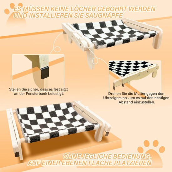 TOTHDATE Cat Bed for Windowsill, Hammock Cat Window Sill Cat for Hanging Cat Bed Heating for Window Bed Sides Floor Heater Drawers Pink TOTHDATE Cat Bed for Windowsill, Hammock Cat Window Sill Cat for Hanging Cat Bed Heating for Window Bed Sides Floor Heater Drawers Pink