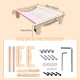 TOTHDATE Cat Bed for Windowsill, Hammock Cat Window Sill Cat for Hanging Cat Bed Heating for Window Bed Sides Floor Heater Drawers Pink TOTHDATE Cat Bed for Windowsill, Hammock Cat Window Sill Cat for Hanging Cat Bed Heating for Window Bed Sides Floor Heater Drawers Pink