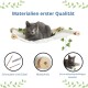 TREKAM Cat Bed Wall - Cat Hammock Wall Elegant and Stable - Cat Lounger Wall for Cats up to 12 kg - Cat Climbing Wall - Cat Wall Elements - Cat Wall Lying Place Comfortable TREKAM Cat Bed Wall - Cat Hammock Wall Elegant and Stable - Cat Lounger Wall for Cats up to 12 kg - Cat Climbing Wall - Cat Wall Elements - Cat Wall Lying Place Comfortable