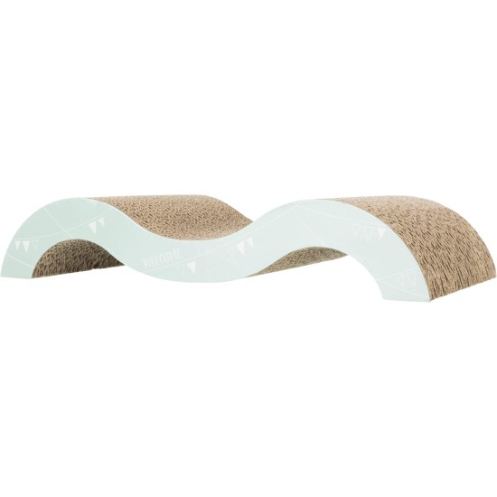 TRIXIE 48012 Junior Scratching Wave, 38 × 7 × 18 cm, Lilac/Mint TRIXIE 48012 Junior Scratching Wave, 38 × 7 × 18 cm, Lilac/Mint