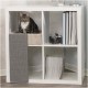 TRIXIE Cat Shelf Soft Cave for Shelving, Square Cat Bed, Accessories for Cats, Cat Bed Bookshelf 33 x 48 x 37 cm TRIXIE Cat Shelf Soft Cave for Shelving, Square Cat Bed, Accessories for Cats, Cat Bed Bookshelf 33 x 48 x 37 cm