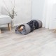 TRIXIE Cuddly Cave with Tunnel, Sisal Scratching Surface Grey TRIXIE Cuddly Cave with Tunnel, Sisal Scratching Surface Grey