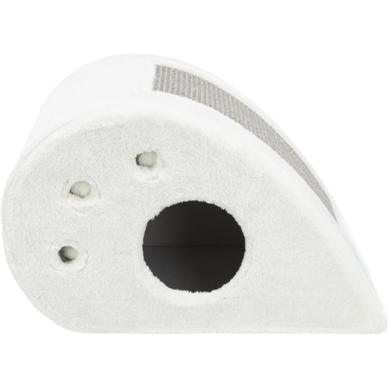 TRIXIE Cuddly Cave with Tunnel, Sisal Scratching Surface Grey TRIXIE Cuddly Cave with Tunnel, Sisal Scratching Surface Grey