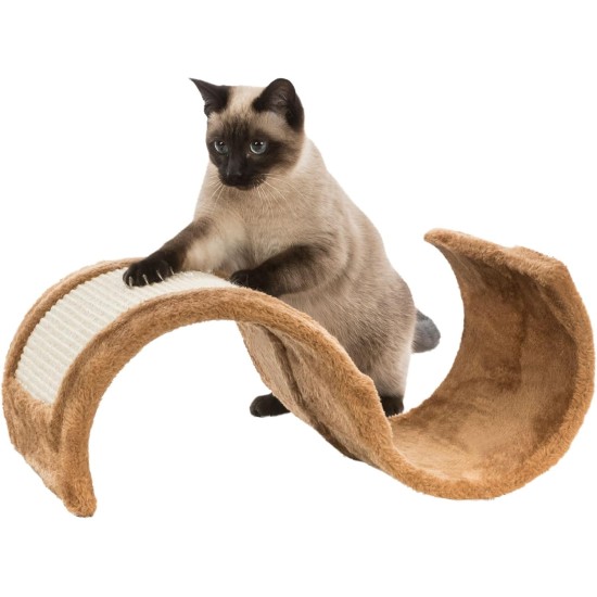TRIXIE Cuddly Cave with Tunnel, Sisal Scratching Surface Grey TRIXIE Cuddly Cave with Tunnel, Sisal Scratching Surface Grey