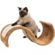 TRIXIE Cuddly Cave with Tunnel, Sisal Scratching Surface Grey TRIXIE Cuddly Cave with Tunnel, Sisal Scratching Surface Grey