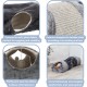 TRIXIE Cuddly Cave with Tunnel, Sisal Scratching Surface Grey TRIXIE Cuddly Cave with Tunnel, Sisal Scratching Surface Grey