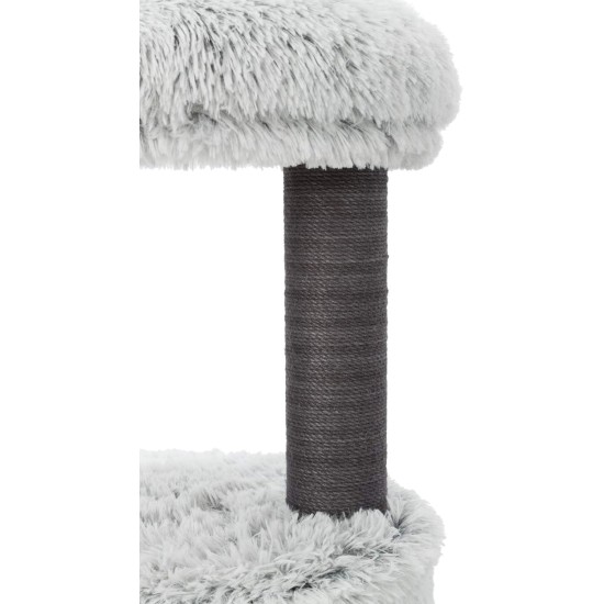 TRIXIE Harvey 44540 Cat Tree 73 cm in Grey - Small Cat Tree with Cuddly Cave and Cosy Lying Surface, Comfortable & Stable TRIXIE Harvey 44540 Cat Tree 73 cm in Grey - Small Cat Tree with Cuddly Cave and Cosy Lying Surface, Comfortable & Stable