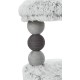 TRIXIE Harvey 44540 Cat Tree 73 cm in Grey - Small Cat Tree with Cuddly Cave and Cosy Lying Surface, Comfortable & Stable TRIXIE Harvey 44540 Cat Tree 73 cm in Grey - Small Cat Tree with Cuddly Cave and Cosy Lying Surface, Comfortable & Stable
