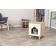TRIXIE Isa 36312 Cat Cave for Large and Small Cats - Indoor Cat House in Wood Look (MDF) with Removable Plush Cushion, Maximum Load 25 kg - 40 x 50 x 40 cm TRIXIE Isa 36312 Cat Cave for Large and Small Cats - Indoor Cat House in Wood Look (MDF) with Removable Plush Cushion, Maximum Load 25 kg - 40 x 50 x 40 cm