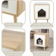 TRIXIE Isa 36312 Cat Cave for Large and Small Cats - Indoor Cat House in Wood Look (MDF) with Removable Plush Cushion, Maximum Load 25 kg - 40 x 50 x 40 cm TRIXIE Isa 36312 Cat Cave for Large and Small Cats - Indoor Cat House in Wood Look (MDF) with Removable Plush Cushion, Maximum Load 25 kg - 40 x 50 x 40 cm
