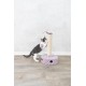 TRIXIE Junior Cat Scratching Post Fleece Ideal for Small Cats and Kittens Cat Scratcher with Toy