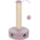 TRIXIE Junior Cat Scratching Post Fleece Ideal for Small Cats and Kittens Cat Scratcher with Toy