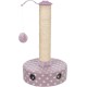 TRIXIE Junior Cat Scratching Post Fleece Ideal for Small Cats and Kittens Cat Scratcher with Toy