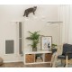 TRIXIE Wall Mounted Scraper - Wall Mounted Scratching Board 38 × 58 cm Grey White TRIXIE Wall Mounted Scraper - Wall Mounted Scratching Board 38 × 58 cm Grey White