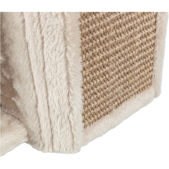 TRIXIE Wall Mounted Scraper - Wall Mounted Scratching Board 38 × 58 cm Grey White TRIXIE Wall Mounted Scraper - Wall Mounted Scratching Board 38 × 58 cm Grey White