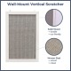 TRIXIE Wall Mounted Scraper - Wall Mounted Scratching Board 38 × 58 cm Grey White TRIXIE Wall Mounted Scraper - Wall Mounted Scratching Board 38 × 58 cm Grey White