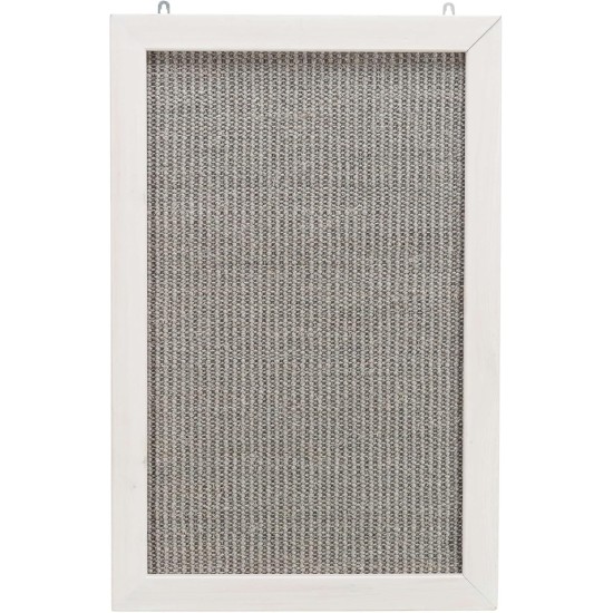 TRIXIE Wall Mounted Scraper - Wall Mounted Scratching Board 38 × 58 cm Grey White TRIXIE Wall Mounted Scraper - Wall Mounted Scratching Board 38 × 58 cm Grey White