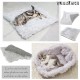 TUAKIMCE Cat Bed 2 in 1 Plush Soft Round Sleeping Cat Sofa Fluffy Cat Bed Small Dog Bed Cat Blanket Pet Bed Cat Bed Pet Bed for Cats and Small Dogs (Dark Grey) TUAKIMCE Cat Bed 2 in 1 Plush Soft Round Sleeping Cat Sofa Fluffy Cat Bed Small Dog Bed Cat Blanket Pet Bed Cat Bed Pet Bed for Cats and Small Dogs (Dark Grey)