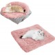 TUAKIMCE Cat Bed 2 in 1 Plush Soft Round Sleeping Cat Sofa Fluffy Cat Bed Small Dog Bed Cat Blanket Pet Bed Cat Bed Pet Bed for Cats and Small Dogs (Dark Grey) TUAKIMCE Cat Bed 2 in 1 Plush Soft Round Sleeping Cat Sofa Fluffy Cat Bed Small Dog Bed Cat Blanket Pet Bed Cat Bed Pet Bed for Cats and Small Dogs (Dark Grey)