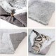 TUAKIMCE Cat Bed 2 in 1 Plush Soft Round Sleeping Cat Sofa Fluffy Cat Bed Small Dog Bed Cat Blanket Pet Bed Cat Bed Pet Bed for Cats and Small Dogs (Dark Grey) TUAKIMCE Cat Bed 2 in 1 Plush Soft Round Sleeping Cat Sofa Fluffy Cat Bed Small Dog Bed Cat Blanket Pet Bed Cat Bed Pet Bed for Cats and Small Dogs (Dark Grey)