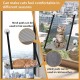 Tefola Maximum Load Capacity 10 kg Cat Ladder Balcony, with Strong Suction Cup, Cat Window Protection, Window Sill, Cats, 2 Fabric Pieces, Suitable for Winter/Summer Tefola Maximum Load Capacity 10 kg Cat Ladder Balcony, with Strong Suction Cup, Cat Window Protection, Window Sill, Cats, 2 Fabric Pieces, Suitable for Winter/Summer