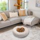 The Original Calming Doughnut Luxury Fur Oyster Cat and Dog Bed, Small, 58 x 58 cm The Original Calming Doughnut Luxury Fur Oyster Cat and Dog Bed, Small, 58 x 58 cm