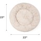 The Original Calming Doughnut Luxury Fur Oyster Cat and Dog Bed, Small, 58 x 58 cm The Original Calming Doughnut Luxury Fur Oyster Cat and Dog Bed, Small, 58 x 58 cm