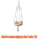 Tiardey Tassel Macrame Hanging Cat Hammock Hand Woven Cat Swing Bed House Cats for Indoor Windows Tiardey Tassel Macrame Hanging Cat Hammock Hand Woven Cat Swing Bed House Cats for Indoor Windows