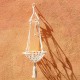 Tiardey Tassel Macrame Hanging Cat Hammock Hand Woven Cat Swing Bed House Cats for Indoor Windows Tiardey Tassel Macrame Hanging Cat Hammock Hand Woven Cat Swing Bed House Cats for Indoor Windows