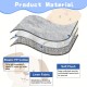 ToKinCen Cat Bed, Pet Bed for Cats, Small Dogs, Washable 2-in-1 Cat Bed, Plush Soft Sleeping Cat Bed, Dog Bed, Cat Sofa, Fluffy Mat, Cat Bed, Cat Blanket (Grey) ToKinCen Cat Bed, Pet Bed for Cats, Small Dogs, Washable 2-in-1 Cat Bed, Plush Soft Sleeping Cat Bed, Dog Bed, Cat Sofa, Fluffy Mat, Cat Bed, Cat Blanket (Grey)