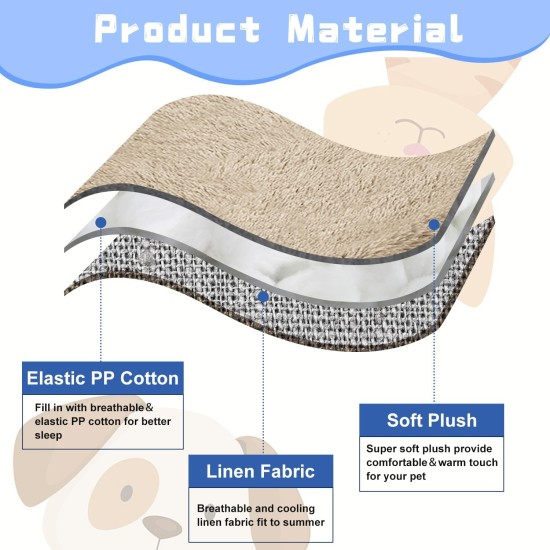 ToKinCen Cat Bed, Pet Bed for Cats, Small Dogs, Washable 2-in-1 Cat Bed, Plush Soft Sleeping Cat Bed, Dog Bed, Cat Sofa, Fluffy Mat, Cat Bed, Cat Blanket (Grey) ToKinCen Cat Bed, Pet Bed for Cats, Small Dogs, Washable 2-in-1 Cat Bed, Plush Soft Sleeping Cat Bed, Dog Bed, Cat Sofa, Fluffy Mat, Cat Bed, Cat Blanket (Grey)