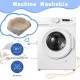 ToKinCen Cat Bed, Pet Bed for Cats, Small Dogs, Washable 2-in-1 Cat Bed, Plush Soft Sleeping Cat Bed, Dog Bed, Cat Sofa, Fluffy Mat, Cat Bed, Cat Blanket (Grey) ToKinCen Cat Bed, Pet Bed for Cats, Small Dogs, Washable 2-in-1 Cat Bed, Plush Soft Sleeping Cat Bed, Dog Bed, Cat Sofa, Fluffy Mat, Cat Bed, Cat Blanket (Grey)