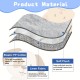 ToKinCen Cat Bed Pet Bed for Cats and Small Dogs - 2 in 1 Washable Plush Dog Bed - Soft Fluffy Mat Cat Sofa Cat Blanket (Grey) ToKinCen Cat Bed Pet Bed for Cats and Small Dogs - 2 in 1 Washable Plush Dog Bed - Soft Fluffy Mat Cat Sofa Cat Blanket (Grey)