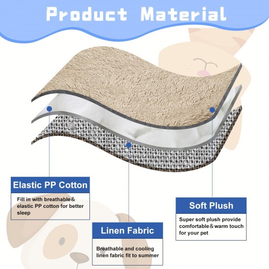 ToKinCen Cat Bed Pet Bed for Cats and Small Dogs - 2 in 1 Washable Plush Dog Bed - Soft Fluffy Mat Cat Sofa Cat Blanket (Grey) ToKinCen Cat Bed Pet Bed for Cats and Small Dogs - 2 in 1 Washable Plush Dog Bed - Soft Fluffy Mat Cat Sofa Cat Blanket (Grey)