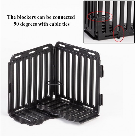 Toy Blocker Couch Protection for Pets, Sofa Protection Cat Plastic Under Furniture Gap Protector for Sofa and Other Furniture (Black, Pack of 12, 6 Feet) Toy Blocker Couch Protection for Pets, Sofa Protection Cat Plastic Under Furniture Gap Protector for Sofa and Other Furniture (Black, Pack of 12, 6 Feet)