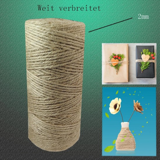 Treadstar, sisal rope for scratching post, natural jute cord, sisal rope, cord garden cord, package cord, hemp rope, cat accessories, scratching post rope, 100% natural hemp rope (6 mm - 100 m) Treadstar, sisal rope for scratching post, natural jute cord, sisal rope, cord garden cord, package cord, hemp rope, cat accessories, scratching post rope, 100% natural hemp rope (6 mm - 100 m)