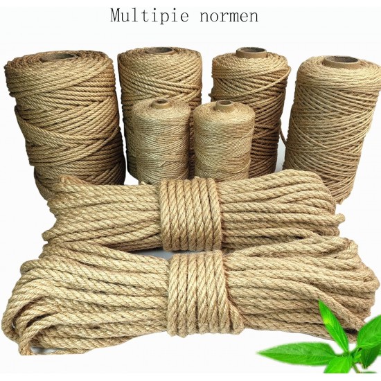 Treadstar, sisal rope for scratching post, natural jute cord, sisal rope, cord garden cord, package cord, hemp rope, cat accessories, scratching post rope, 100% natural hemp rope (6 mm - 100 m) Treadstar, sisal rope for scratching post, natural jute cord, sisal rope, cord garden cord, package cord, hemp rope, cat accessories, scratching post rope, 100% natural hemp rope (6 mm - 100 m)