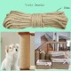 Treadstar, sisal rope for scratching post, natural jute cord, sisal rope, cord garden cord, package cord, hemp rope, cat accessories, scratching post rope, 100% natural hemp rope (6 mm - 100 m) Treadstar, sisal rope for scratching post, natural jute cord, sisal rope, cord garden cord, package cord, hemp rope, cat accessories, scratching post rope, 100% natural hemp rope (6 mm - 100 m)